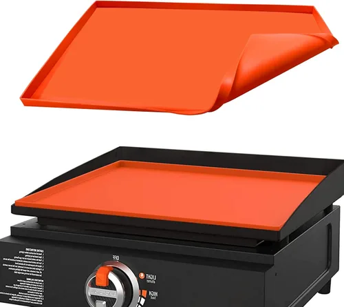 Miniatura 7 de Favfully - Tapete de silicona para parrilla, cubierta de parrilla de 22 pulgadas, funda protectora para parrilla Blackstone de 22 pulgadas