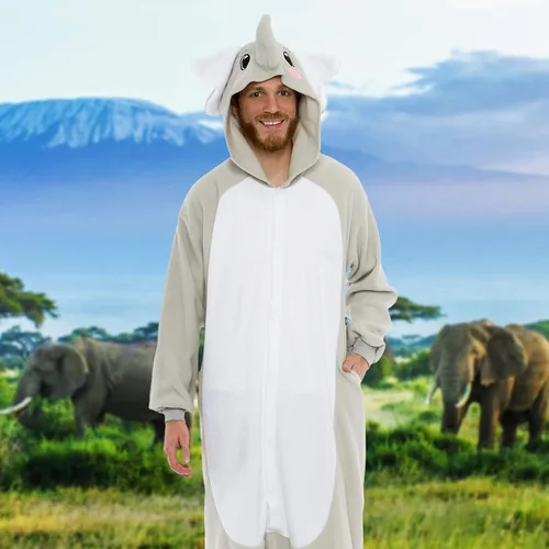 Miniatura 63 de Funziez! - Disfraz de Halloween para adultos, disfraz de animales y criaturas marinas, mameluco afelpado para cosplay, para mujeres y hombres