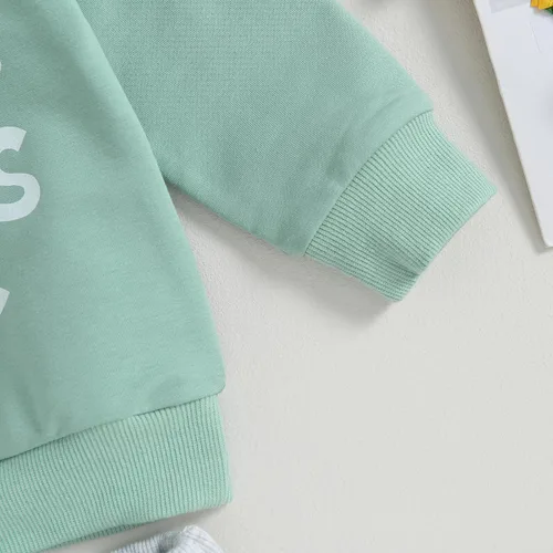 Miniatura 30 de GOOCHEER Conjunto de ropa de manga larga para niña pequeña, camisa y pantalones para niña, conjunto de ropa de primavera, otoño e invierno