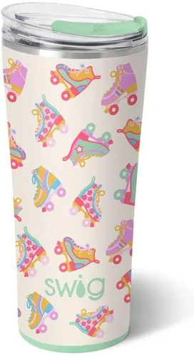 Miniatura 38 de Swig Life - Vaso aislante de 22 onzas, vaso de viaje para café con tapa, taza de café para viaje compatible con portavasos, de acero inoxidable