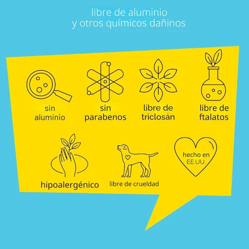 Miniatura 4 de Fresh Monster Desodorante Natural para Niños y Adolescentes Sin Aluminio, Sin Parabenos e Hipoalergénico Testado por Dermatólogos Protección