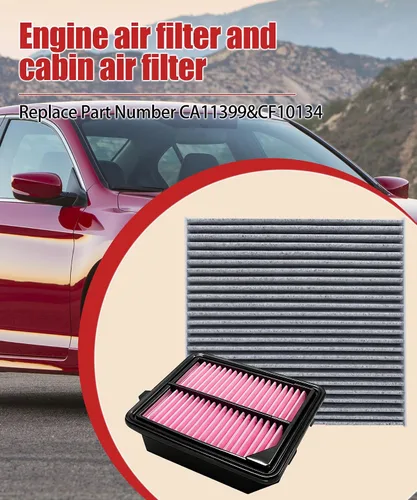 Miniatura 3 de 2 filtros de aire de motor CA11399 y filtro de aire de cabina CF10134 para Honda Accord 2.0L Hybrid (2014-2015 2017-2022), piezas de filtro de aire