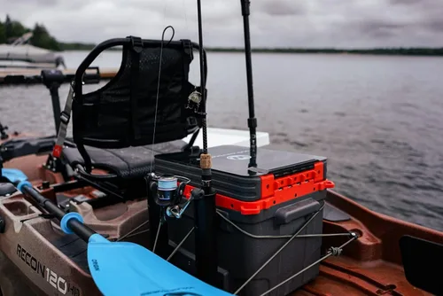 Miniatura 5 de Wilderness Systems - Caja para kayak, 4 soportes de caña, almacenamiento para kayak, se adapta a la mayoría de kayaks
