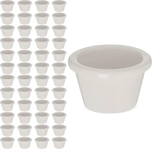 Miniatura 8 de Carlisle FoodService Products 4312603 Ramequín San Smooth, 6 oz, 1.8" de Altura, 3.9" de Ancho, 3.9" de Largo, San, Negro