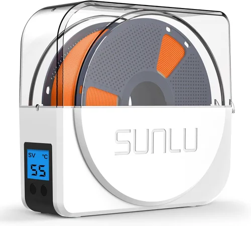 Miniatura 11 de SUNLU Caja de secado de filamentos para filamento de impresora 3D, S1 Plus Deshidratador de filamento con diseño de ventilador, la caja