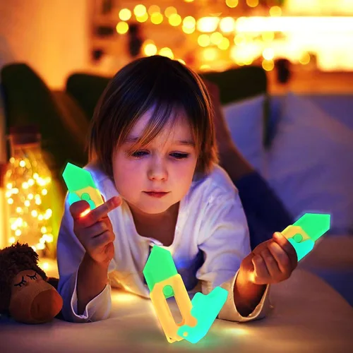 Miniatura 3 de Juguete para ansiedad impreso en 3D, cuchillo de zanahoria por gravedad, regalos sensoriales para adultos y niños, alivio de ansiedad y estrés