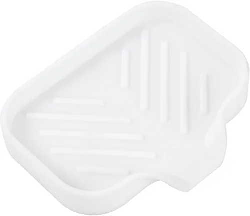 Miniatura 14 de MicoYang Jaboneras de baño de silicona con boquilla de drenaje, organizador de fregadero de cocina, soporte de esponja, bandeja de jabón para Azul