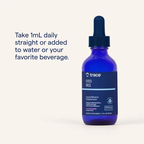 Miniatura 4 de Trace Minerals Ionic B12 - Multivitamínico líquido para el equilibrio hormonal y la función nerviosa saludable - Apoya la salud metabólica