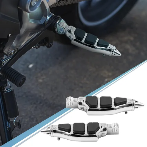 Miniatura 3 de F FIERCE CYCLE 1 par 25,4mm de reposapiés traseros de aluminio para motocicleta, juego de reposapiés, reposapiés, soporte de reposapiés, bicicleta