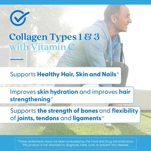 Miniatura 6 de Doctor's Best Péptidos de colágeno tipo 1 y 3 - Suplemento de colágeno para mujeres y hombres, apoya el cabello, la piel, las uñas y la salud