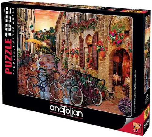 Miniatura 3 de Anatolian Puzzle - Ciclismo en Toscana, Rompecabezas de 1000 piezas, #1068