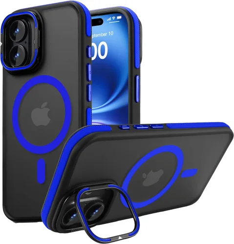 Miniatura 35 de Funda para iPhone 17 Pro Max con protector de lente de cámara [protección de grado militar de 10 pies] compatible con MagSafe a prueba de golpes