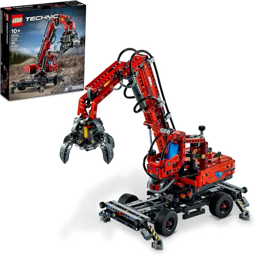 Miniatura 6 de LEGO Technic Grúa Manipuladora de Materiales 42144 - Juego de construcción para niños, niñas y niños a partir de 10 años (835 piezas)