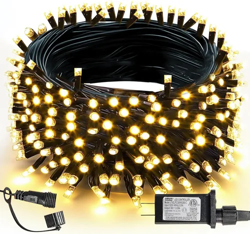 Miniatura 23 de TW SHINE - Luces de Navidad que cambian de color, 200 luces LED RGB de 66 pies, luces de Halloween para exteriores con control remoto, impermeables
