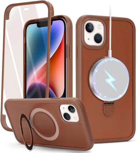 Miniatura 18 de Cavor Funda para iPhone 13 e iPhone 14, Compatible con Magsafe, Funda para iPhone 14 con Protector de Pantalla, Soporte Funda Protectora Magnética