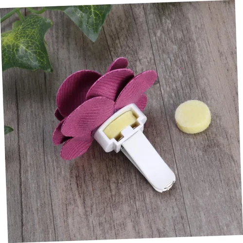 Miniatura 2 de SUPVOX Ambientadores de aire para automóvil: difusor de aromaterapia hecho a mano de camelia, rojo rosa, decoración estética de flores