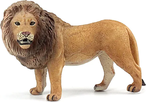 Miniatura 11 de FUNSHOWCASE Figura de juguete de búfalo de animales de la selva africana, figura de plástico realista, altura de 2.6 pulgadas
