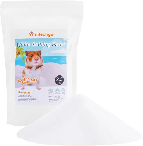 Miniatura 7 de Niteangel Arena de Baño del Desierto para Hámster Arena de Baño sin Polvo o Arena para Arenero para Hámster, Chinchillas, Jerbo, Ratón, Degu u