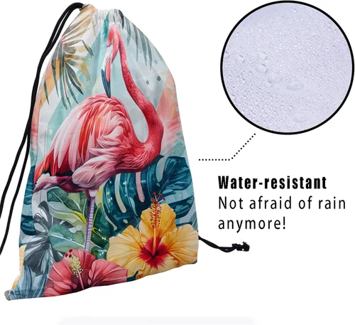 Miniatura 193 de Bolsa de agarre de gimnasia de piel de animal, bolsa de gimnasia con cordón ajustable, bolsa de cuerda para fauna silvestre, Mariposas Galaxy