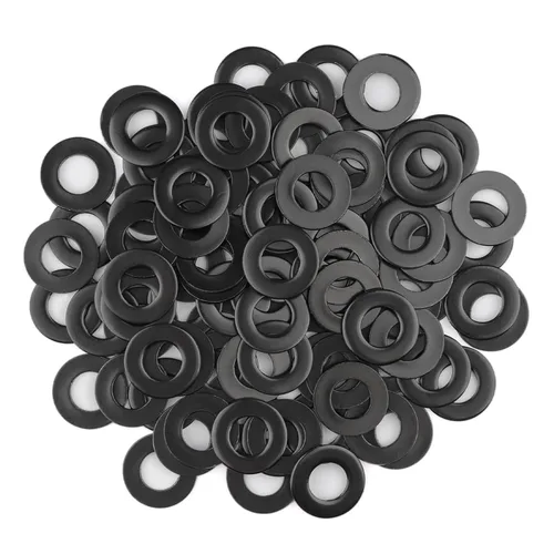 Miniatura 11 de 30 piezas de arandelas planas negras SAE de 1/2'' x 1-1/16'' de acero inoxidable 304 de grosor 2,5 mm, arandela plana universal