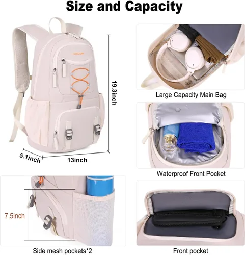 Miniatura 2 de Nerlion - Mochila de senderismo de 35 litros para hombres y mujeres, para campamento, impermeable, al aire libre, senderismo, mochila ligera