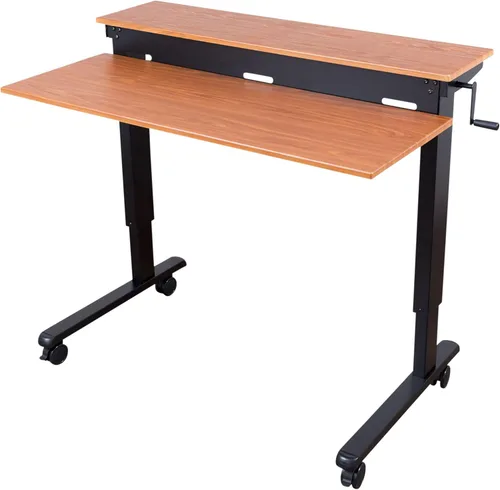 Miniatura 17 de DESK STORE - Escritorio para computadora ajustable para estar sentado o parado