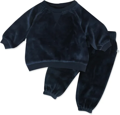 HonestBaby Multipack Pullover Hoodie Sweatshirt Jogger Sweatpant Sets Organic Cotton Baby, Toddler, Boys, Girls, Unisex