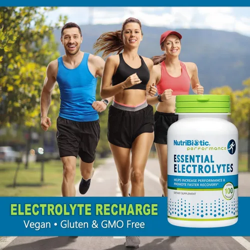Miniatura 6 de NutriBiotic Electrolitos esenciales, cápsulas de 100 unidades Apoya un mayor rendimiento y una recuperación más rápida Vitamina C de grado