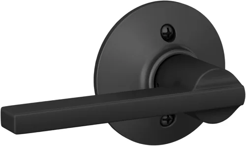 Miniatura 45 de Schlage F10 LAT 626 CEN Latitude - Manilla de puerta con moldura Century, cerradura de paso para pasillo y armario, cromo satinado