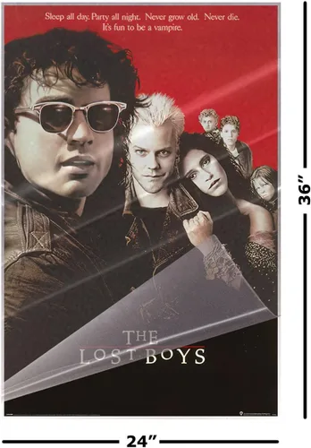 Miniatura 2 de The Lost Boys - Póster de película (estilo regular) (tamaño: 24" x 36") (póster laminado)