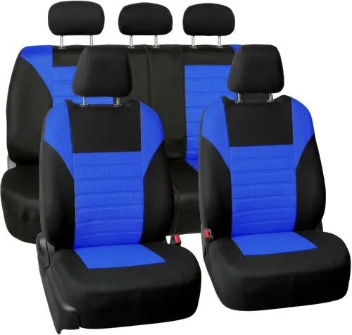 Miniatura 38 de FH Group Juego de fundas de asiento delantero de automóvil de malla de aire 3D premium, fundas de asiento compatibles con bolsa de aire, de ajuste