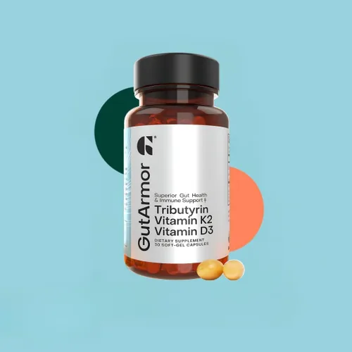 Miniatura 4 de Salud intestinal y cardíaca + apoyo inmunológico 1 mes de suministro 30 cápsulas de gel suave butirato puro de 350 mg y vitamina D3 2000 IU