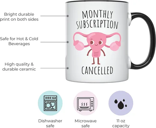 Miniatura 2 de YouNique Designs Taza divertida para después de la histerectomía, 11 onzas, taza de útero, taza de recuperación para mujeres después de la cirugía