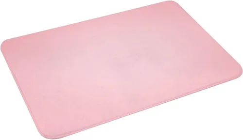 Tapete rosa para puerta delantera, tapete de entrada con parte trasera de goma antideslizante para cocina, dormitorio y baño