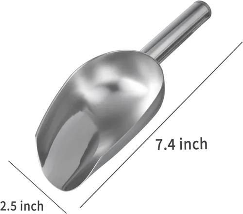 Miniatura 2 de Pinzas y cucharas de hielo Sweet Candy Buffet (plata-1 juego)