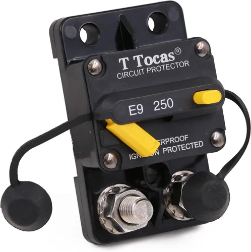Miniatura 68 de E69 Interruptor de circuito de 10 A T3 con restablecimiento manual Mini de montaje en superficie IP66 Interruptor conmutable de 10 A