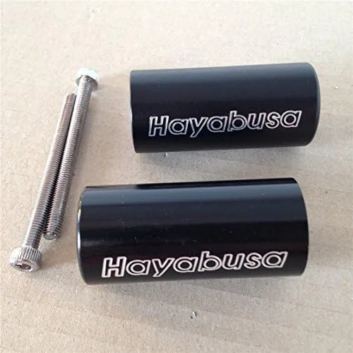 HONGK - Extremos de barra de palanquilla de 3 pulgadas de largo compatibles con Hayabusa Gsxr1300 1999-2014 negro [B01C0SYWL2]