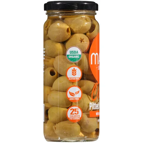 Miniatura 2 de Mario Camacho Foods - Aceitunas verdes orgánicas griegas sin hueso con un toque de aceite de oliva, 6.0 onzas (paquete de 6)