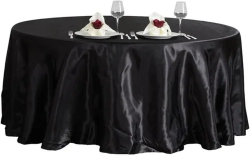 Miniatura 7 de Balsa Circle Mantel rectangular lavable de satén de color liso para fiesta de Halloween, 6 piezas de 60 x 102 pulgadas, color naranja, suministros