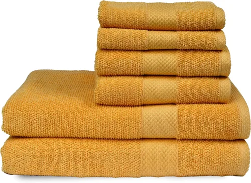 Miniatura 40 de MAURA Juego de toallas de baño de alta calidad, 100 % algodón, de 35 x 70 pulgadas, ultra absorbentes, de secado rápido, suaves, para baño, toallas
