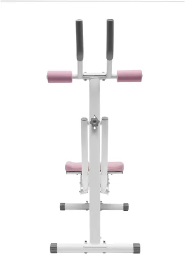 Miniatura 6 de Ab Machine Abs Equipo de entrenamiento para gimnasio en casa, máquina de ejercicios abdominales de núcleo plegable, equipo deportivo y de Rosa-B