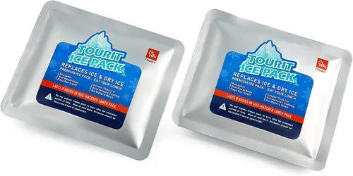 Miniatura 7 de TOURIT Paquete de hielo reutilizable para enfriadores, bolsas de hielo de larga duración para bolsas de almuerzo/cajas, mochilas enfriadoras