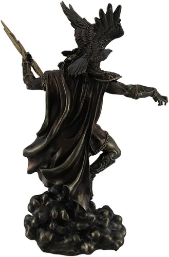 Miniatura 4 de Veronese Design Zeus Dios griego del trueno w/Aetos Dios empuñando la estatua del rayo