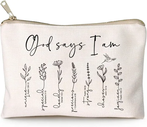 Miniatura 7 de Maybe I Can't Stop The Downpour - Bolsa de cosméticos, regalos para hermanas de Tough Times, regalo para amigas necesitadas, apoyo de amistad