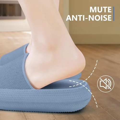 Miniatura 2 de Youecci Sandalias de nube para niños, sandalias de ducha, sandalias de baño, piscina, cómodas pantuflas de suela gruesa, zapatos de playa