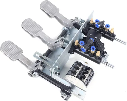 Miniatura 8 de Máquina cambiadora de neumáticos, válvula de control de aire para automóvil, válvula de pedal de pie, válvula neumática de aire de 3 pedales + pieza
