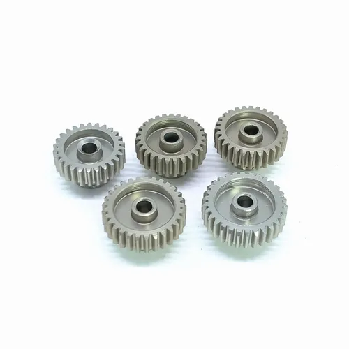 Miniatura 7 de KingVal Repuesto de 5 piezas 48DP 0.125 in 26T 27T 28T 29T 30T de aluminio de piñón de engranaje combinado compatible con motor sin escobillas