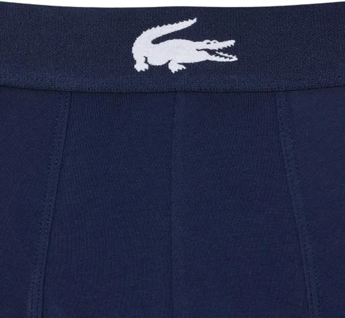 Miniatura 5 de Lacoste Troncos elásticos de algodón con estampado de cocodrilo grande para hombre, paquete de 3
