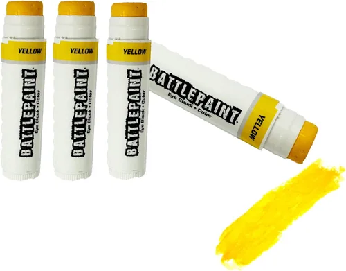 Miniatura 23 de EyeBlack BattlePaint - Grasa negra para debajo de los ojos de colores brillantes para atletas profesionales y súper fanáticos, béisbol, softbol