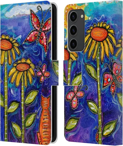 Miniatura 19 de Head Case Designs Officially Licensed Wyanne Half Light Nature 2 Leather Wallet Case Compatible with Samsung Galaxy S23+ 5G